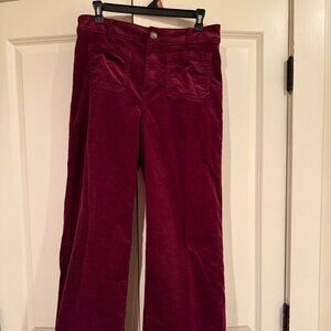 Loft Wide Leg Corduroy Pants Size 4